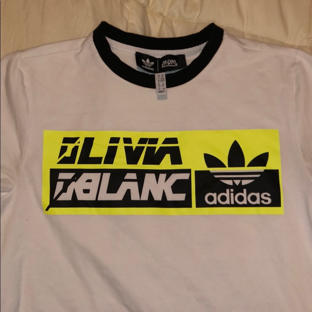 Adidas X Olivia Oblanc tee shirt